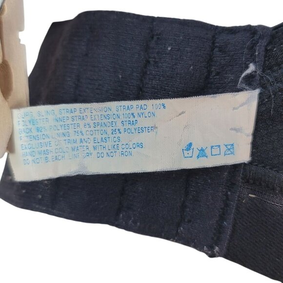 Playtex 18 Hour Wirefree Active Bra Black 40B Adjustable Straps Full Coverage - Picture 10 of 10